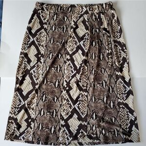 Michael Kors snakeskin skirt M